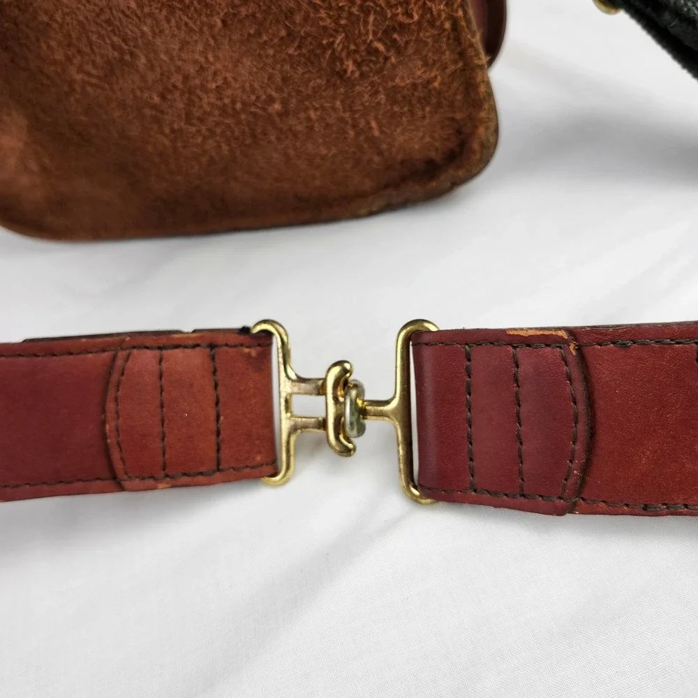 VTG J.W. HULME CO. Leather Shotgun Shell Bag Pouch USA Made Clays Skeet Hunting